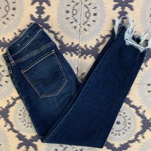 American Eagle dark blue stretch jean